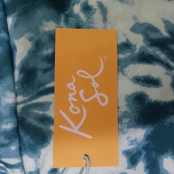 Shoulder Tie Square Neck Medium Coverage One Piece Swimsuit | Kona Sol | X Large - Picture 9 of 11